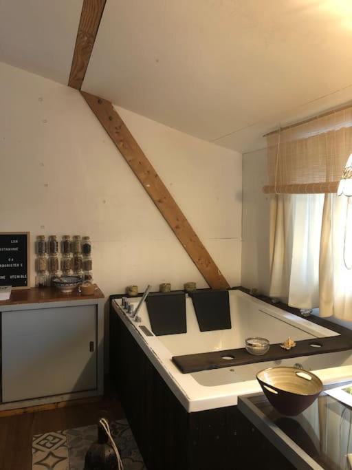 Cosy Cabane Boise Solaire, Balneo Bath Et Toilette Seche A La Ferme 米尼赞海滩 外观 照片